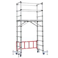 Echafaudage roulant télescopique 3M Silex® montage