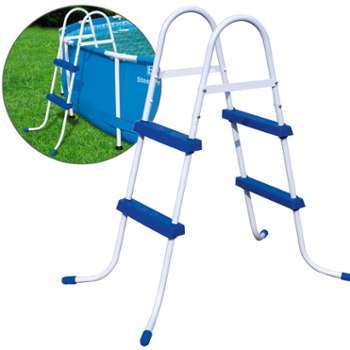 Echelle de piscine sécurité Bestway 84 cm acier tubulaire Echelle de piscine sécurité