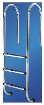 Echelle piscine droite 3 marches inox Echelle piscine droite 3 marches