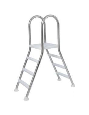 Echelle de sécurité pour piscine en inox avec 2 x