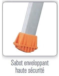 Echelle double de chantier 2X6 marches Echelle double de chantier