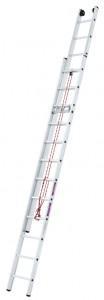 Echelle coulisse corde 2 plans PRONOR 2 X 16 barre