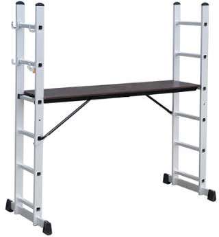 Echafaudage - echelle en aluminium