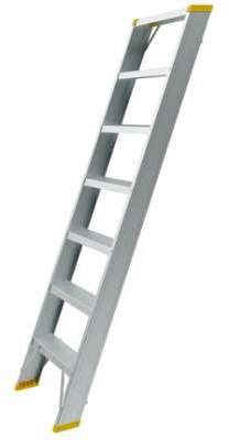 1. Echelle mezzanine aluminium de longueur 1.41m.