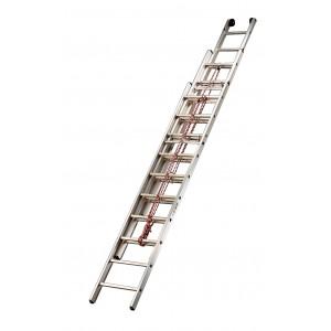 Echelle Echelle coulisse corde 3 plans PRONOR