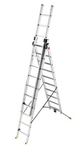Echelle transformable 3 plans alu 3x12 échelons