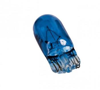 Ampoule wedge 12V. 5w. T10 w2.1x9.5d bleu vendu pa