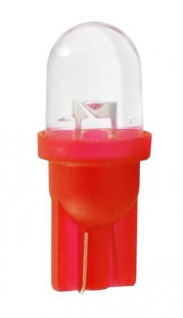 2 ampoules LED T10 W5W 12V 0,29W rouge