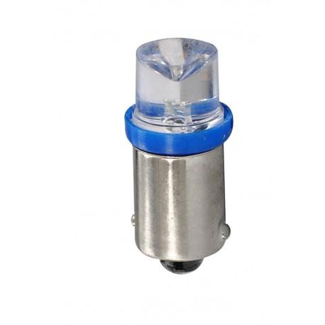 2 ampoules LED BA9S 24V 0,53W bleu