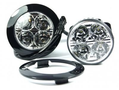 Feux de jour LED 12V 4W (D 70mm x P 40,6mm)