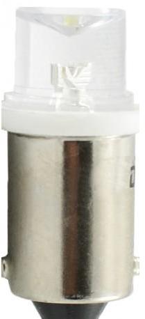2 ampoules LED BA9S 24V 0,53W blanc