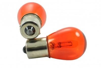 10 ampoules halogene BA15S / P21W orange 12V/21W S