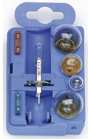Coffret ampoules homologuées 12V. H1