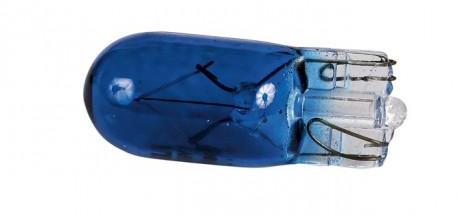 Ampoule wedge 12V. 5w. T10 w2.1x9.5d bleu 2 piè