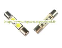 Ampoule led navette 28 mm, 2 SMD 5050
