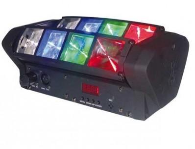 Jeux de lumiere Spider Led8-mini Ibiza