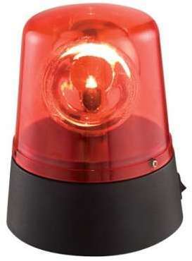 Gyrophare a Led Rouge a Piles Jdl008R Ibiza