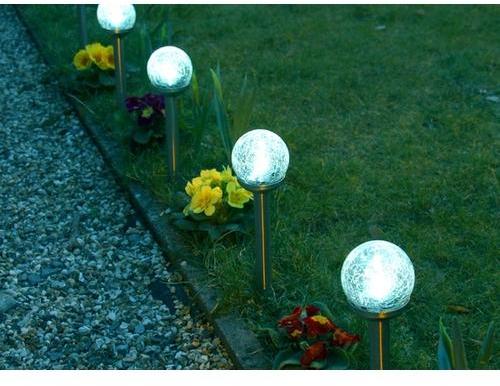 Lampes Solaires Globe Effet Craquelé Solaray Lot d