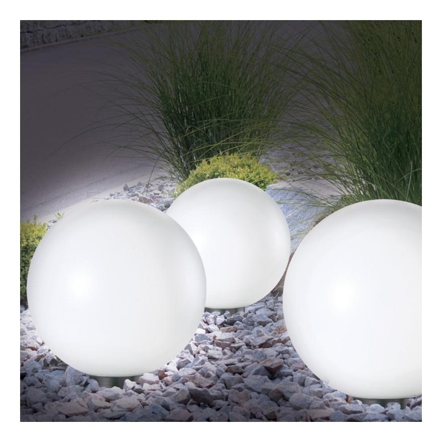 Lampe boule 30 cm solaire design - PROBACHE
