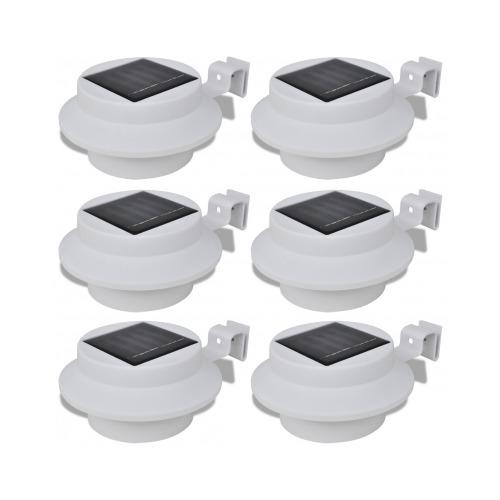 VidaXL Lampe solaire 3 LED pour clôture / gouttièr