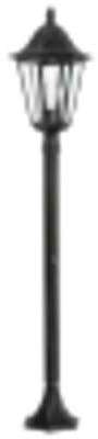 Lampadaire lamp, Noir-Argent H1200