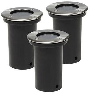 VidaXL Spot extérieur encastrable (set de 3)