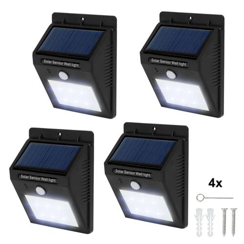 Lampe solaire 6 LED + capteur détecteur de mouveme