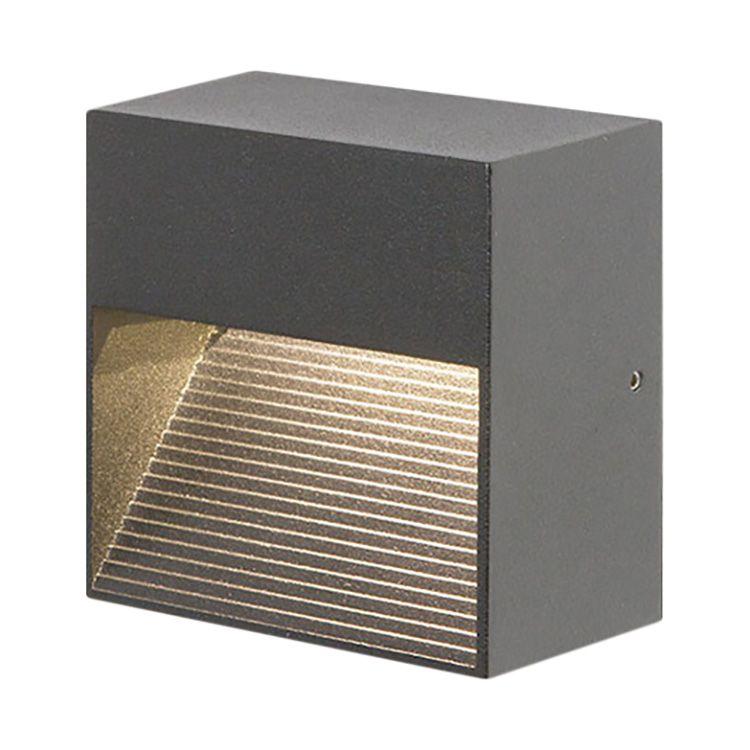 Luminaire dextérieur Tecla - 1 ampoule Aluminium