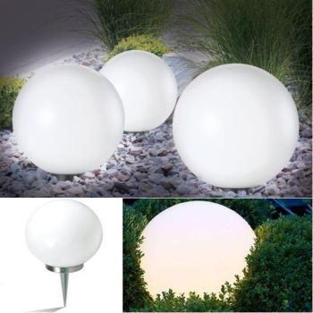 Lampe boule 30 cm solaire design
