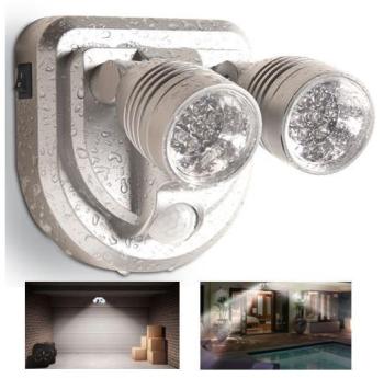 Lampe sans fil évolution duo orientable avec détecteur Lampe sans fil évolution duo
