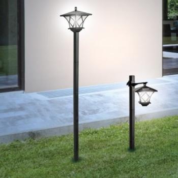 Lampadaire solaire LED 2 positions