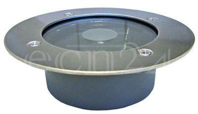 Spot solaire encastrable inox, lumière blanc froid