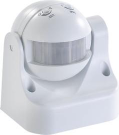 Détecteur de mouvement PIR orientable à 180 230 V IP44 Détecteur de mouvement PIR