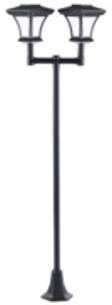 Lampadaire de jardin solaire à LED 0,18 W / 12 lm