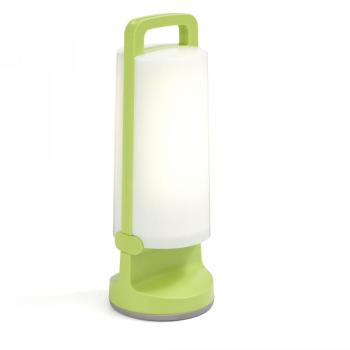 Lampe à poser verte solaire dextérieur H28cm Vert