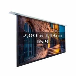 Ecran de projection motorisé encastrable KIMEX 200