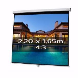 Ecran de projection manuel KIMEX 220 x 165 format