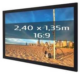 Ecran de projection sur cadre KIMEX 240 X 135 Form