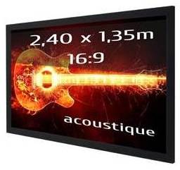 Ecran de projection sur cadre KIMEX 240 X 135 Form