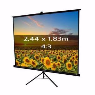 Ecran de projection portable TREPIED KIMEX 243 x 1