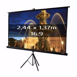 Ecran de projection portable TREPIED KIMEX 244 x 1