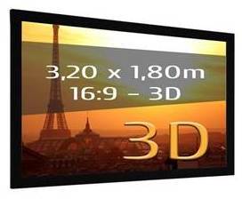 Ecran de projection sur cadre KIMEX 320 X 180 Form