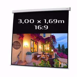 Ecran de projection motorisé KIMEX 300 x 169 forma