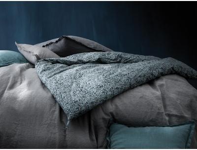 Edredon matelassé imprimé liberty bleu 100 coton 100x190 Edredon matelassé imprimé