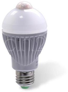 Ampoule LED E27, blanc chaud, détecteur mouvement