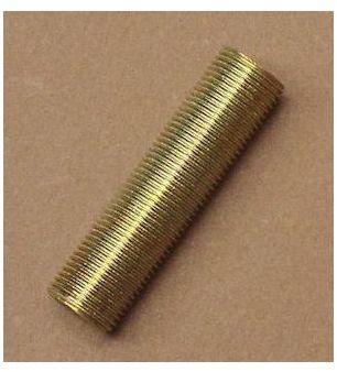 Tige filetée creuse 10mm acier bichromaté 10*1 gir