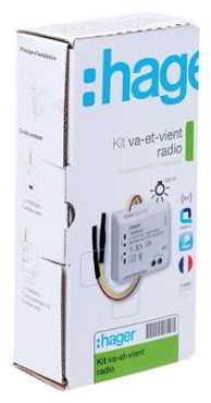 Kit va et vient toutes charges KNX radio (TRK150M)
