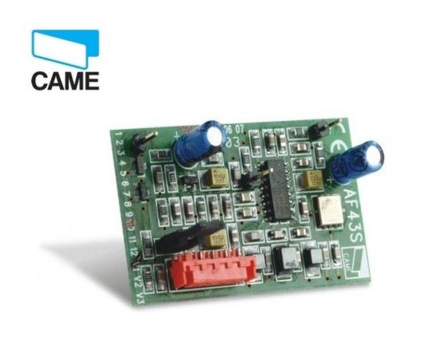 001 AF 43S CAME carte radiofréquence à 433,92Mhz s