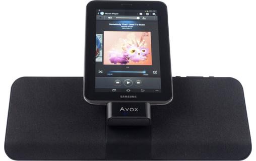 AVOX Spock Galaxy Tab - Enceinte avec base Samsung
