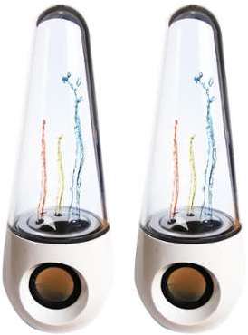 Enceintes lumineuses LED USB Mtech 50151